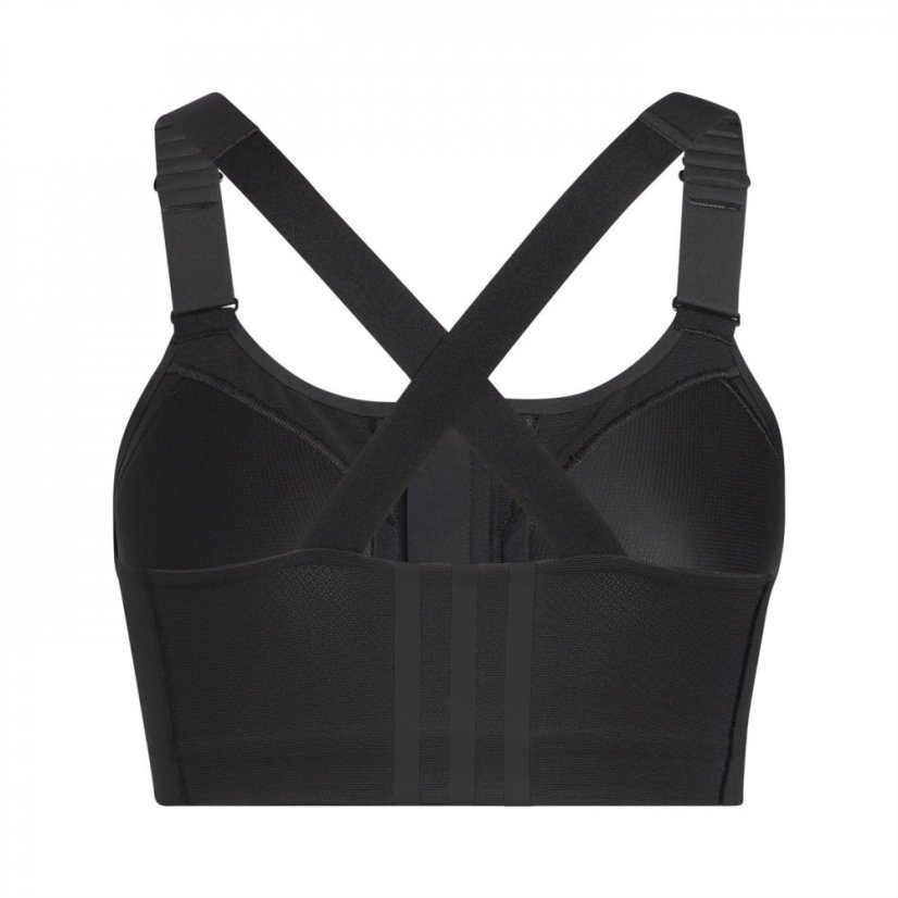 adidas Tlrd Impact Luxe Training High Support Zip Bra Black/White