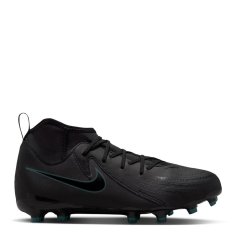 Nike Phantom Luna II Academy Junior Firm Ground Football Boots Black/Green