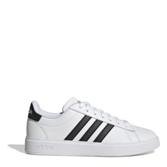 adidas Womens Grand Court Sneakers White/Black