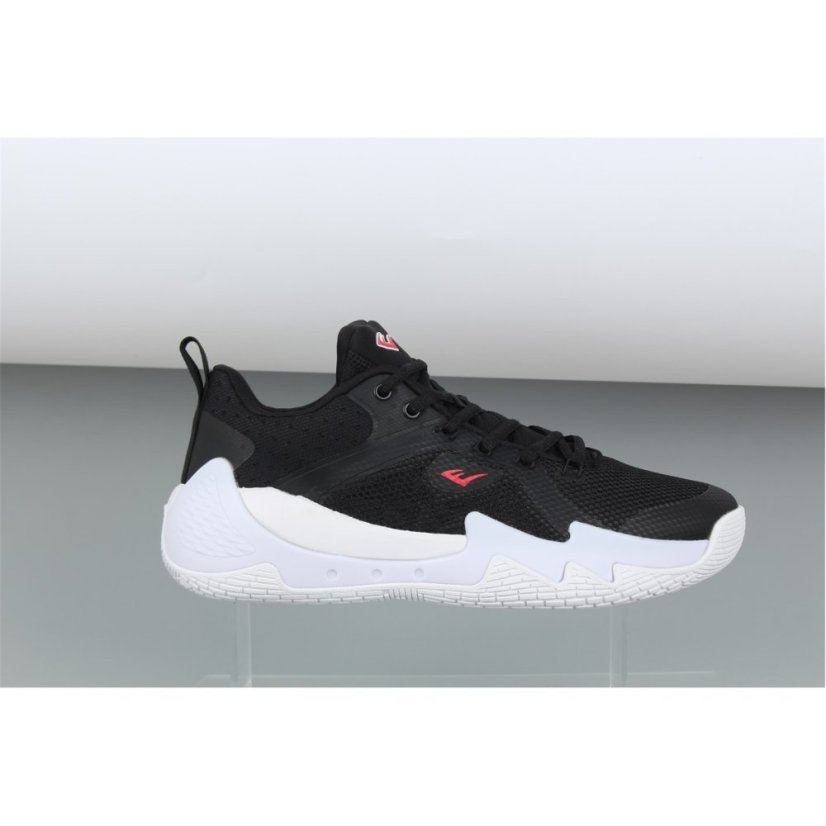 Everlast Men's Basketball Trainers Blk/Wht/Red