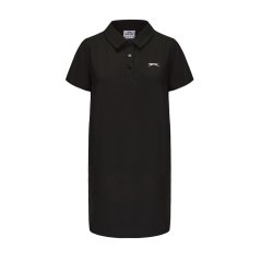 Slazenger Short Sleeve Polo Dress Womens Black