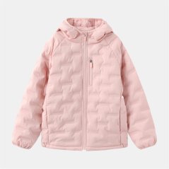 Karrimor Kids' Heat-Sealed Windproof Hooded Full Zip Insulated Puffer Jacket Pink