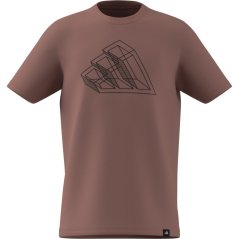 adidas Logo T Shirt Junior Off White