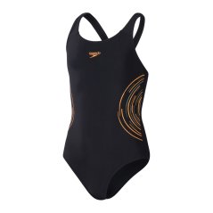 Speedo One Piece Swimsuit Black/Orange