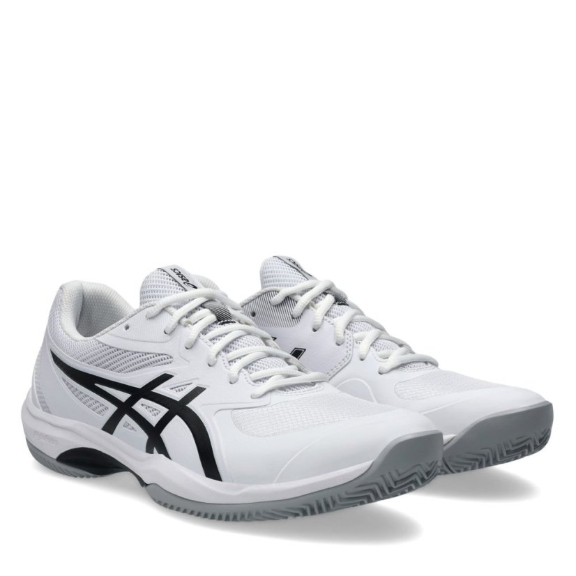 Asics Men's Game Tennis Shoes White/Black