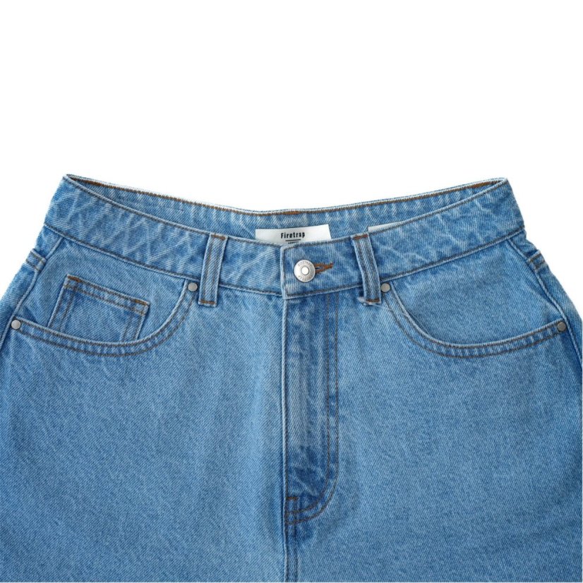 Firetrap Mom Short Light Blue