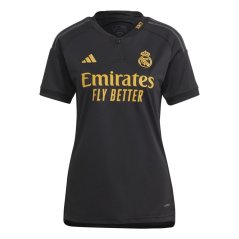 adidas Real Madrid Third Shirt 2023 2024 Womens Black
