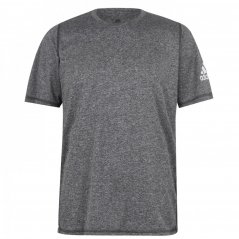 adidas Train Essentials Stretch Training T-Shirt Mens GreyMarl/Black