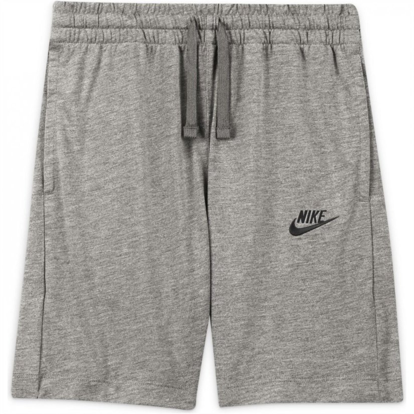Nike Sportswear Jersey Shorts Junior Boys Grey/White