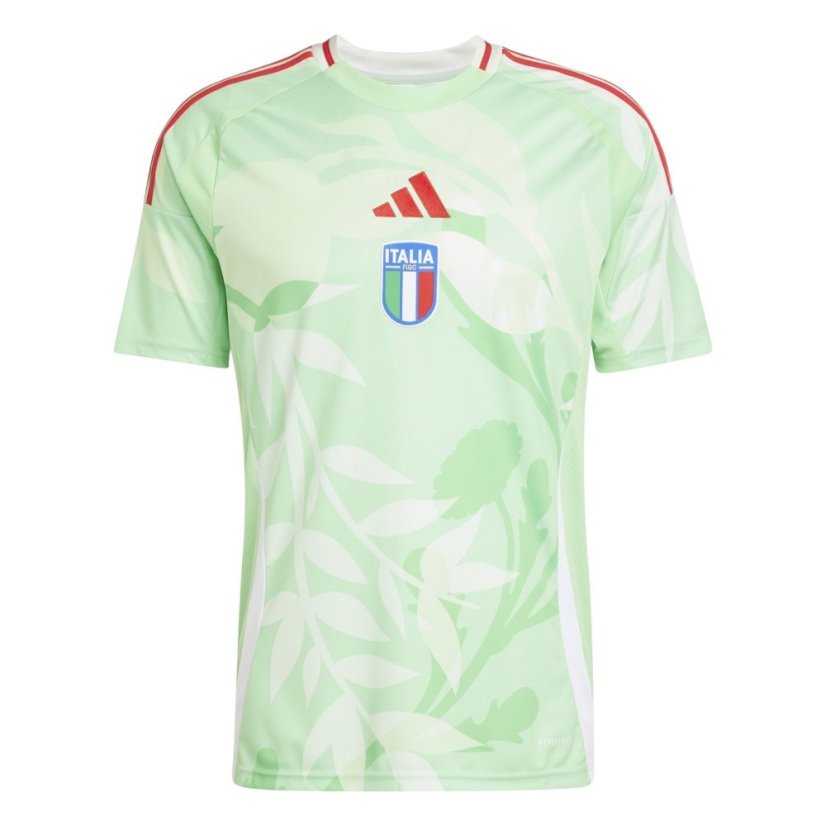 adidas Italy Away Shirt 2025 Mens Glory Mint
