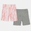 Reebok Kids' Jersey Jogger Shorts Silver