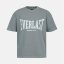Everlast Men's Graphic Cotton Short Sleeve Oversized Fit T-Shirt Charcoal