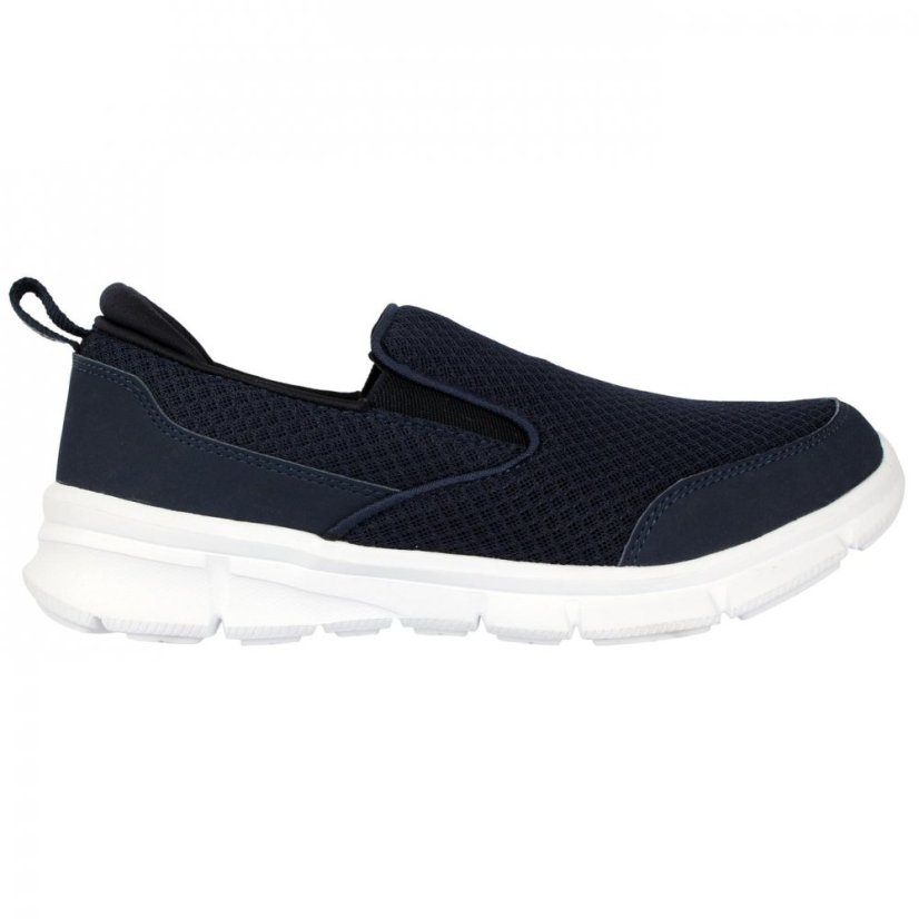 Slazenger Zeal Slip On Trainers Mens Navy