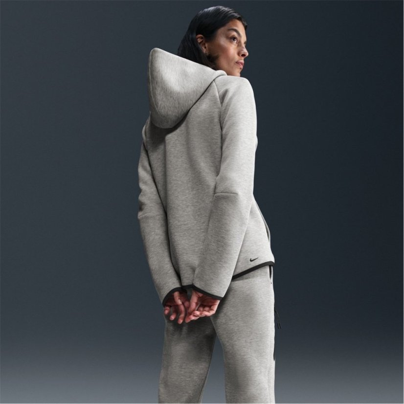 Nike Women's Tech Fleece Zip Hoodie Grey/Black