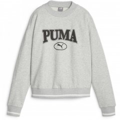 Puma Squad Crew Fl Sweatshirt Womens L.Grey Heath