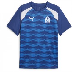 Puma Olympique De Marseille Pre Match Shirt 2023 2024 Adults Puma Royal