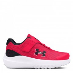 Under Armour Surge 4 AC Running Shoes Unisex Infants Red/Black