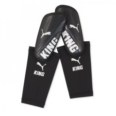 Puma King Sleeve Shin Pads Black/White
