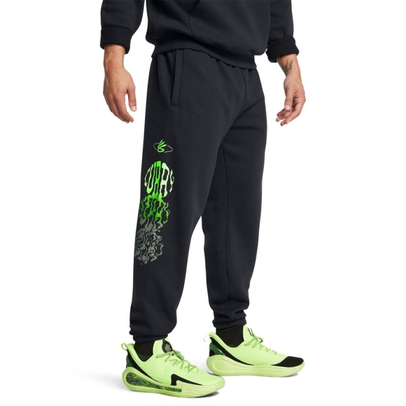 Under Armour Curry Splash Graphic Joggers Mens Black/Green