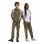 adidas Unisex Kids' Closed Hem Fleece Joggers Olve/Slvr/Wht