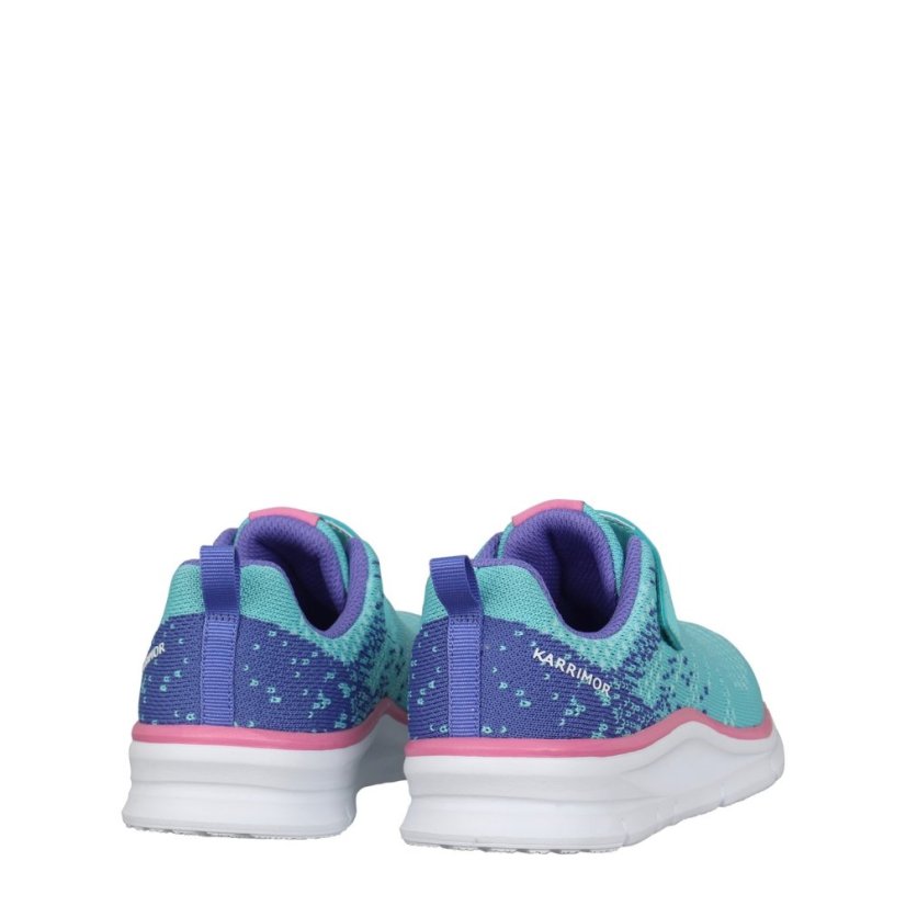 Karrimor Duma 6 Girls Running Shoes Teal/Pink