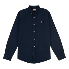 US Polo Assn Oxford LS Shirt Sn00 Navy