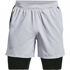 Under Armour Armour Ua Launch 5'' 2-In-1 Short Gym Mens Grey