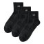 New Balance Run Ankle Sock 3 Pack Black