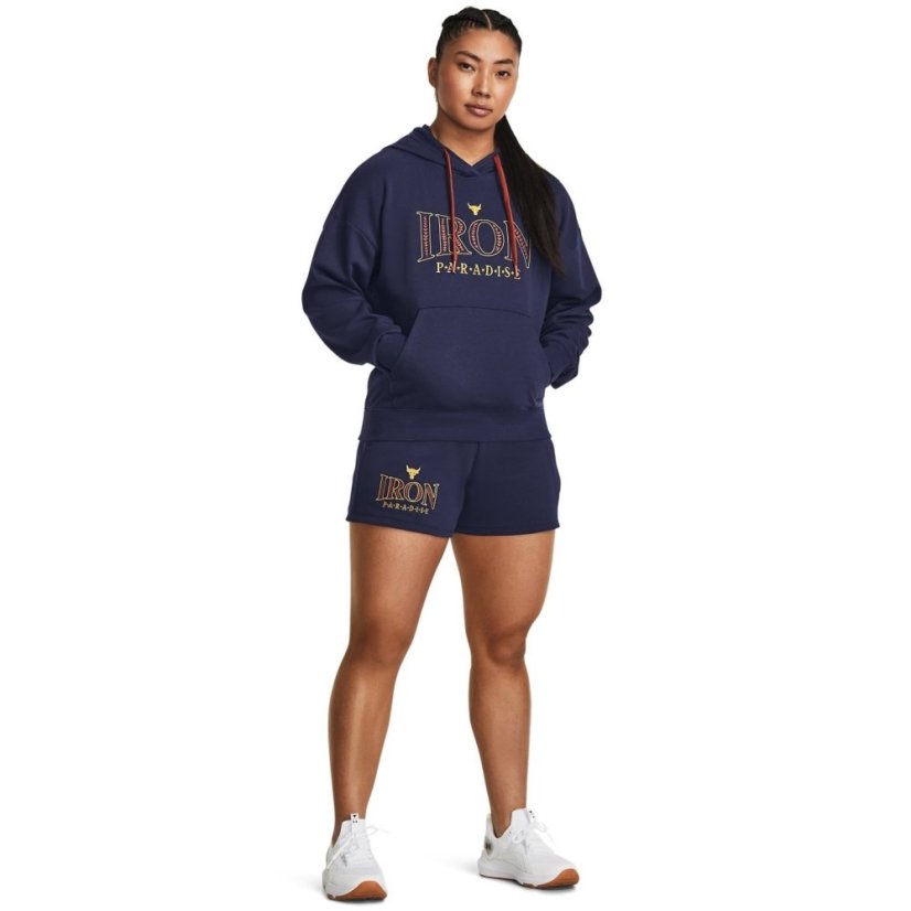 Under Armour Women's Project Rock Everyday Hoodie Blue
