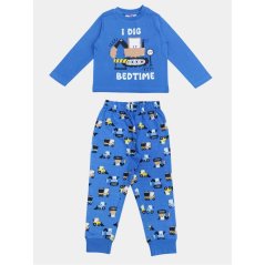 Star Kids' Cotton Long Sleeve Pyjama Set Digger