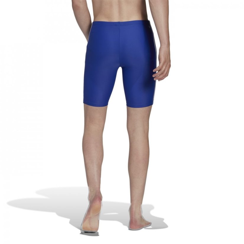 adidas Primeblue 3-Stripes Swim Jammer Mens Blue