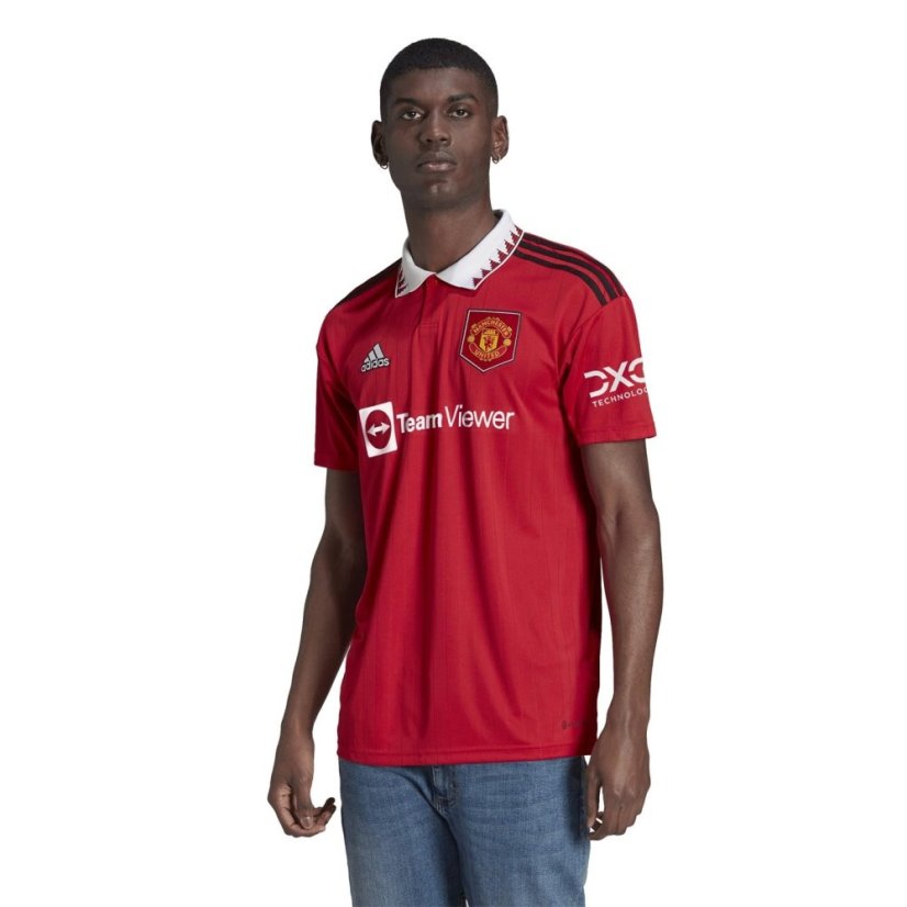 adidas Manchester United FC Home Shirt 2022/2023 Mens Red