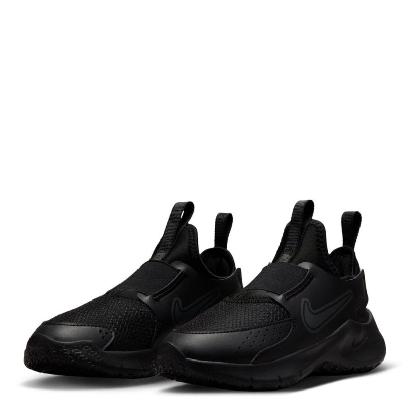 Nike Flex Runner 3 Little Kids Shoes Triple Black