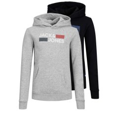 Jack and Jones 2-Pack Hoodie Junior Boys Black