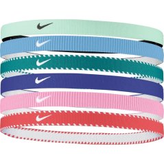 Nike Flex Kids Headbands (6 Pack) Arctic Green