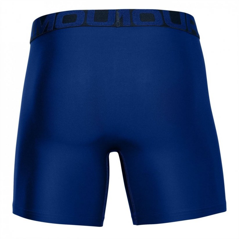 Under Armour 2 Pack 6inch Tech Boxers Mens Royal/Academy