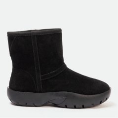 Golddigga Snug Womens Classic Slip On Ankle Boots Black