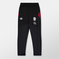 Umbro England Rugby Drill Tracksuit Bottoms 2024 Juniors Black/Red
