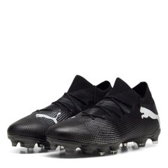 Puma Future 7 Match Womens Firm Ground Football Boots Black/White