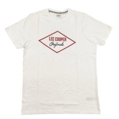 Lee Cooper Logo T Shirt White