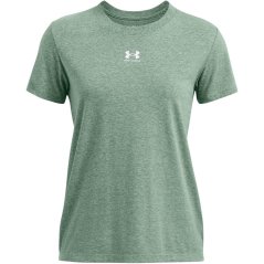 Under Armour Women's Rival Core Short-Sleeve Oversized T-Shirt Green