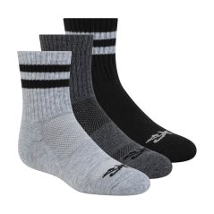 Skechers Kids' Crew Socks Grey/Grey