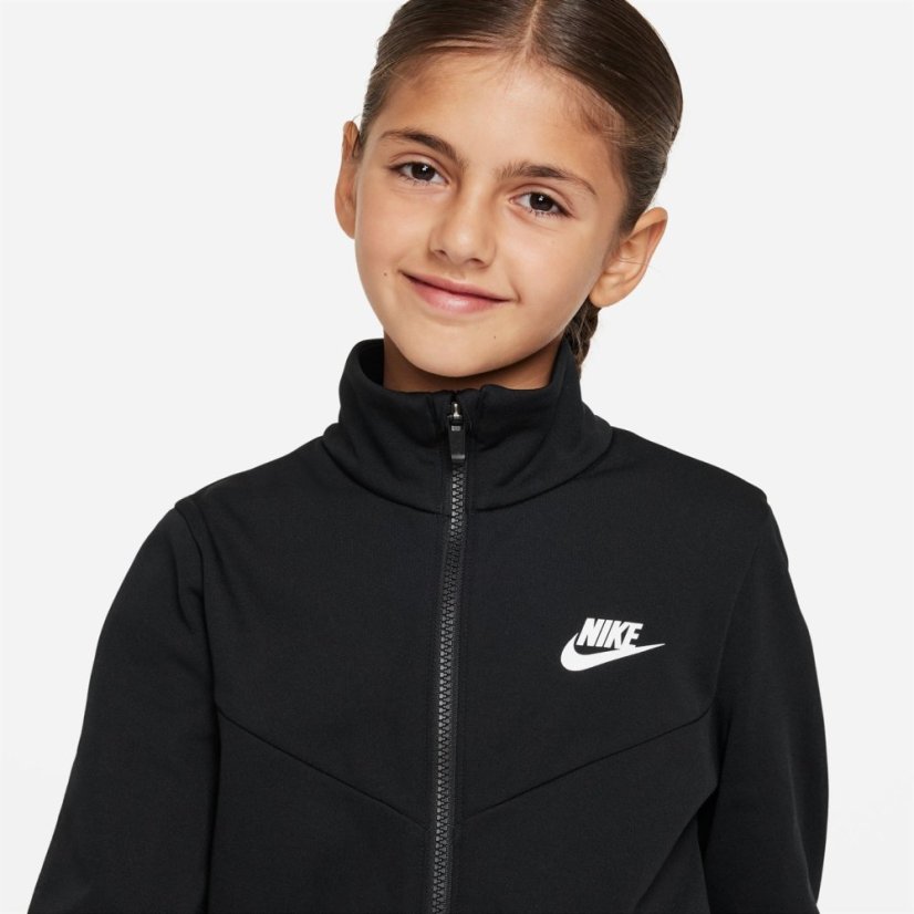 Nike Sportswear Big Kids' Tracksuit Black/White