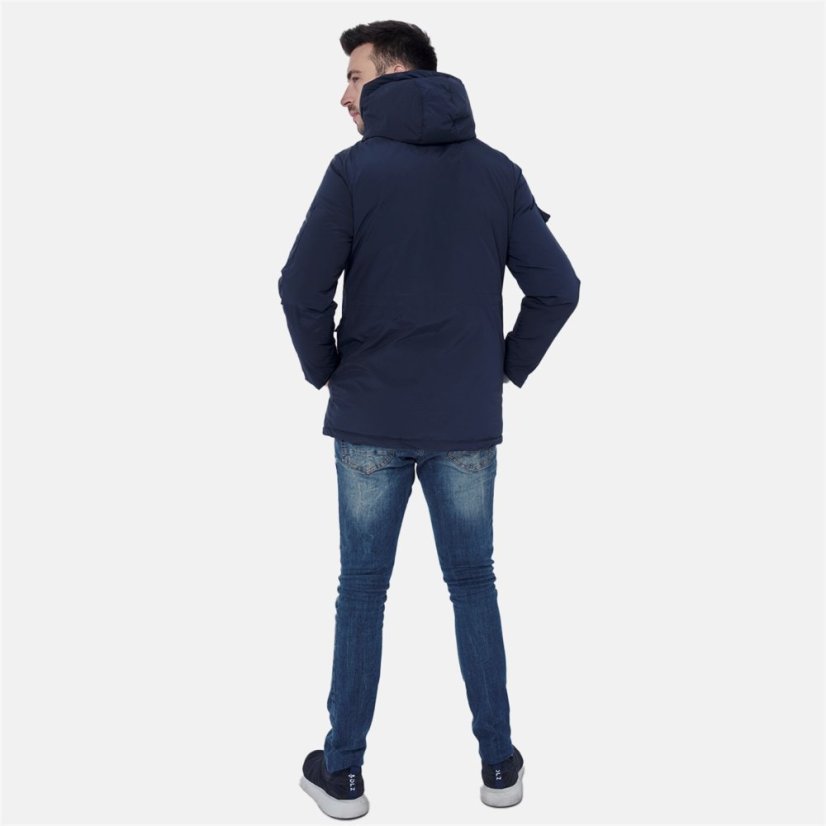 Lee Cooper Cooper Men Padded Parka Jacket Navy