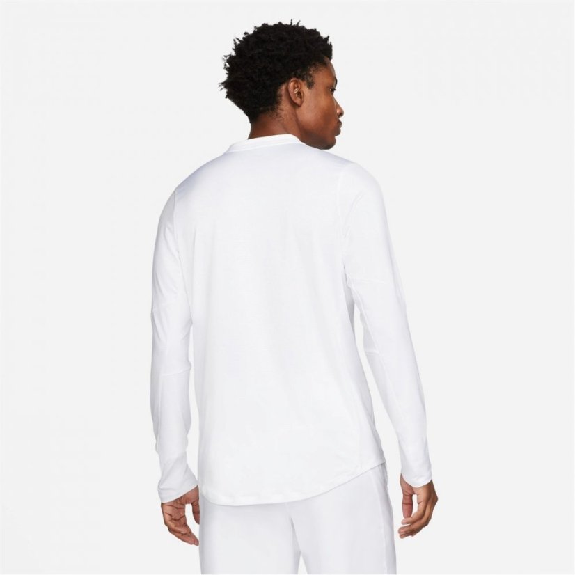 Nike Dri-FIT Advantage Men's Half-Zip Tennis Top White/Black