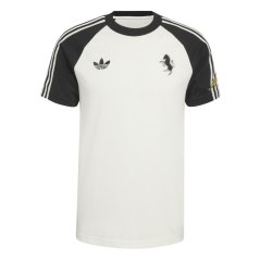 adidas Juventus Originals T-Shirt 25/26 Mens White/Black