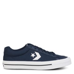 Converse Unisex Adults Sport Casual Canvas Trainers 400-Navy/Whit