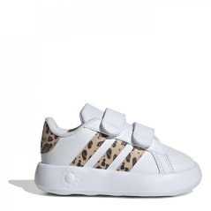 adidas Grand Court 2.0 Shoes Infant Girls White/Animal