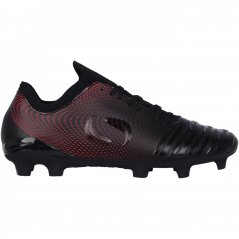 Sondico Blaze Firm Ground Football Boots Black/Red