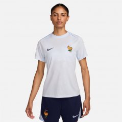 Nike France Academy Pro Away Pre-Match Shirt 2024 Womens Blue